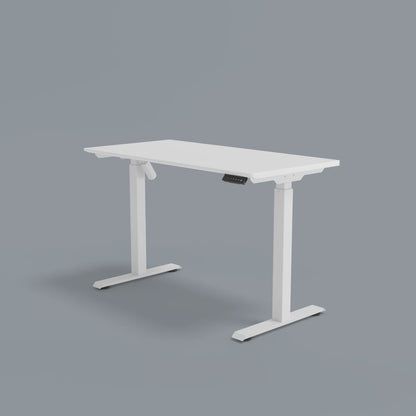 LIFT Height Adjustable Table ( Walnut Top + Black Base)